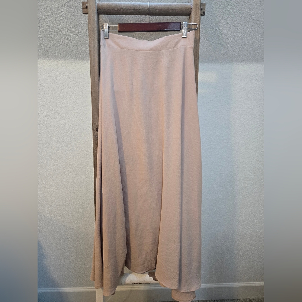 Elegant Cream A Line Women's Skirt
